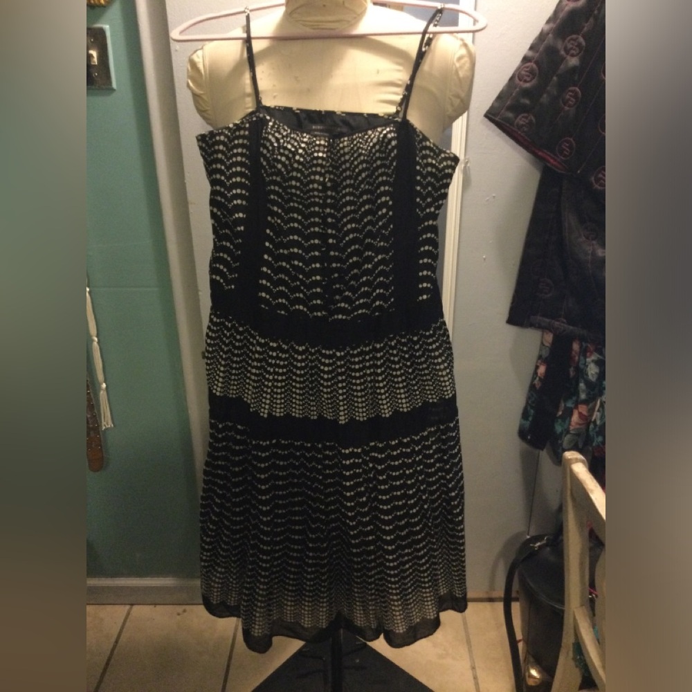 Black and white sundress